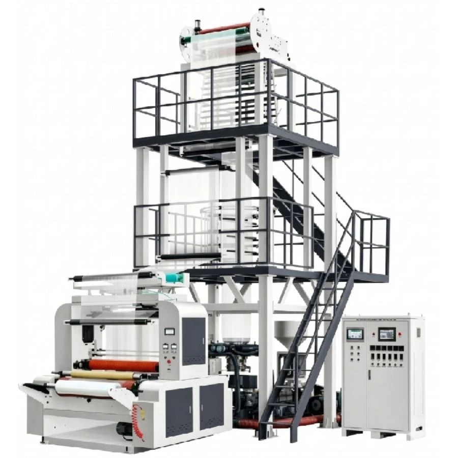 ABA 3 Layer High Speed Co Extrusion Film Blowing Machine